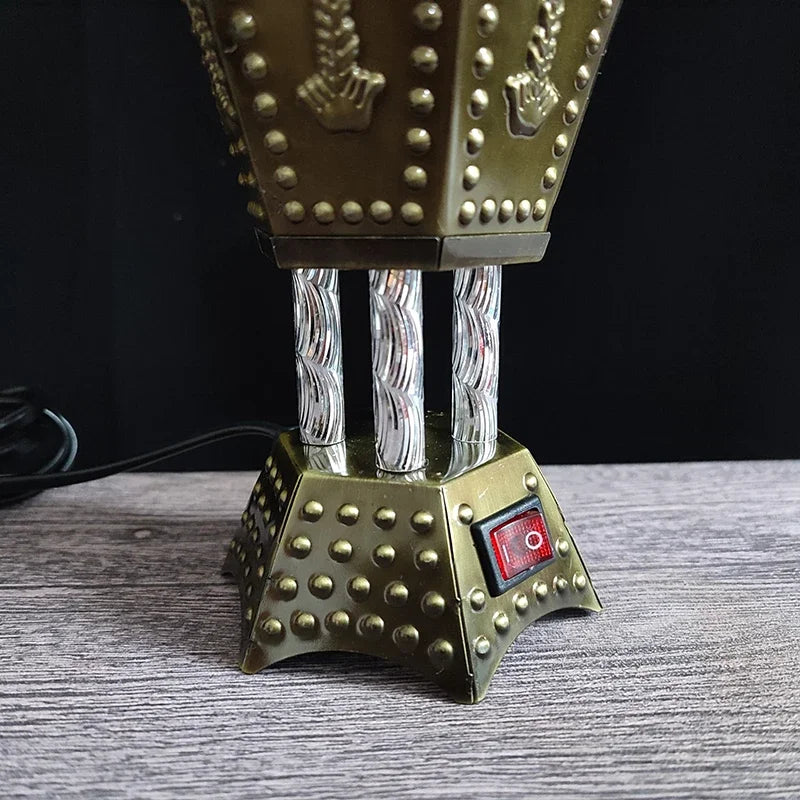 Electric Arabian Incense Burner | 220 V Plug-in Metal Censer for OUD, Bakhoor & Incense Cones – Ideal for Home, Office & Travel (Middle East & Southeast Asia)