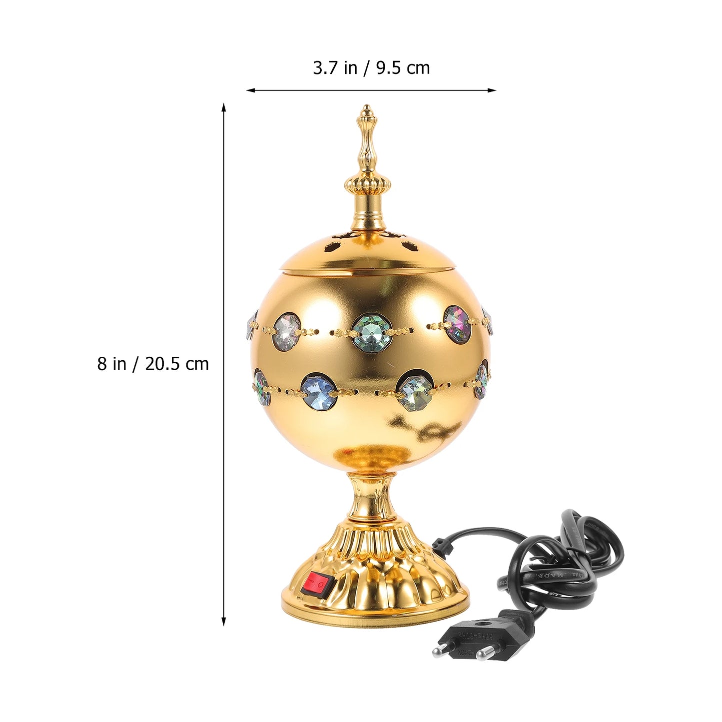 Electric Incense Burner Censer Stove Holder Decorative Aroma Burner Incense Stove Home Office Yoga Tearoom